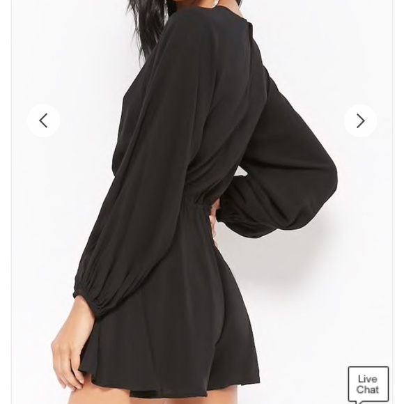 ❌SOLD❌ - F.21 Tassled plunging romper - Picture 3 of 6